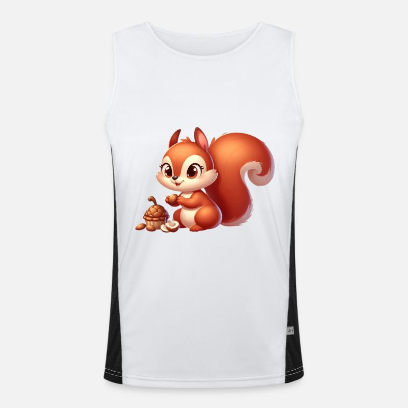 Squirrel 8 Men's Functional Contrast Tank Top 
