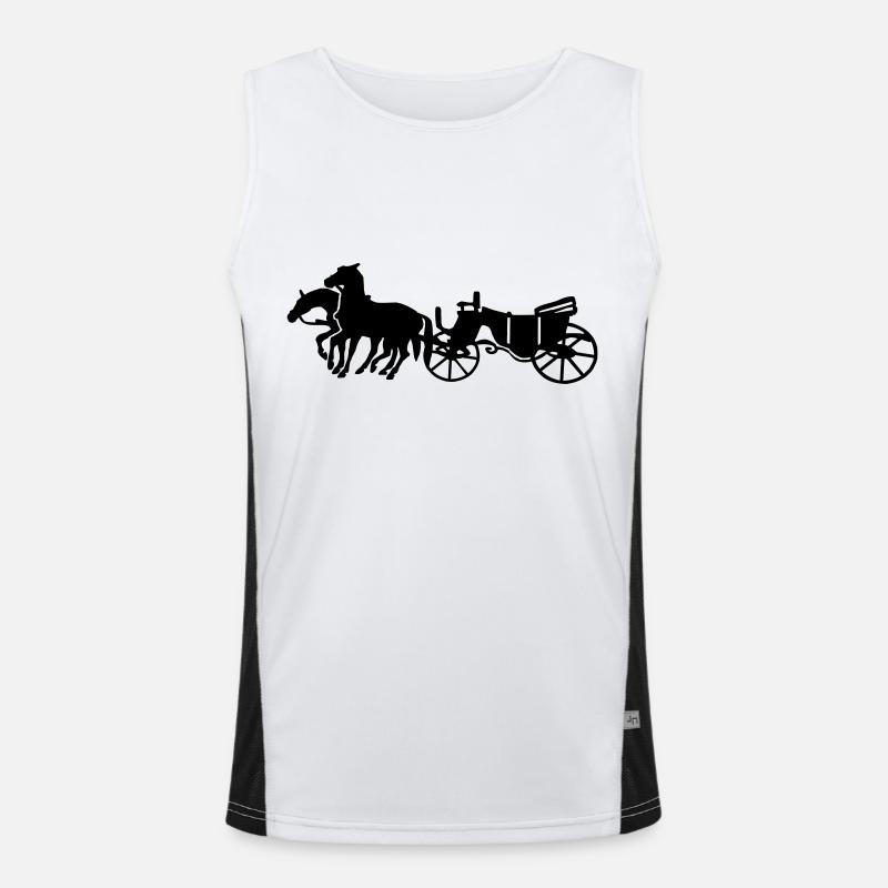 Kutsche Funktionelles Kontrast-Tank Top für Männer 