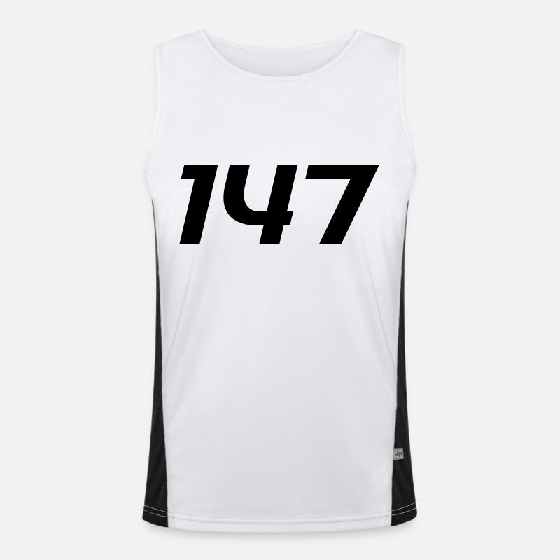 BILLARD - 147 la pause maximale Débardeur respirant contrasté Homme 