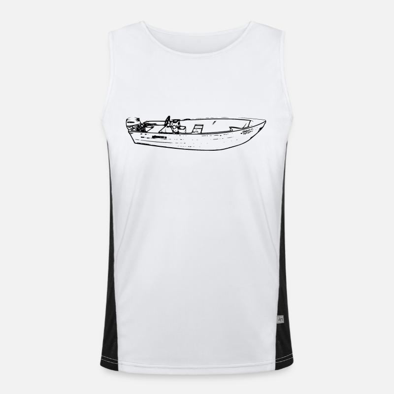 Boot Funktionelles Kontrast-Tank Top für Männer 