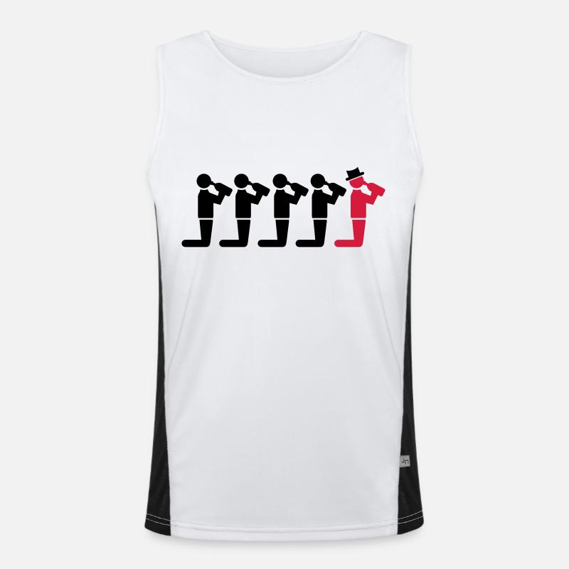 Five men Funktionelles Kontrast-Tank Top für Männer 