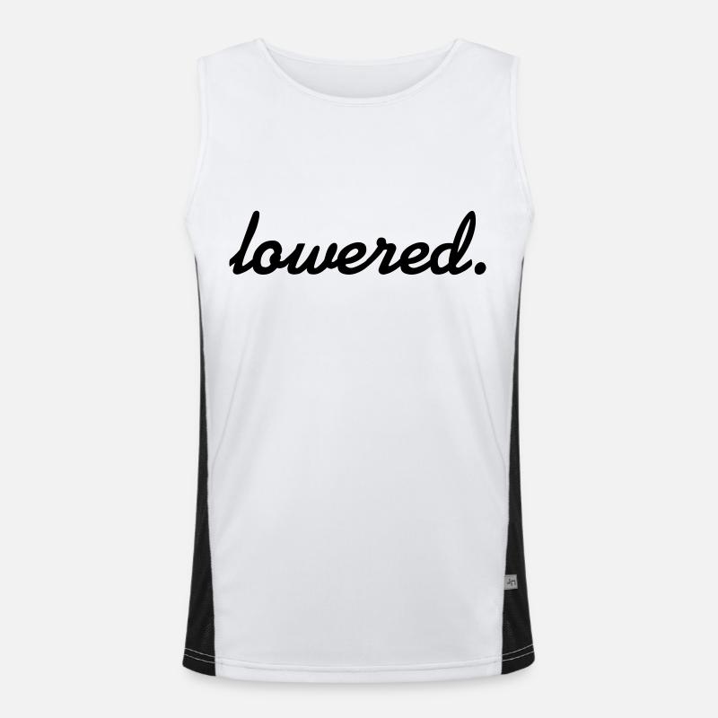 lowered. Funktionelles Kontrast-Tank Top für Männer 