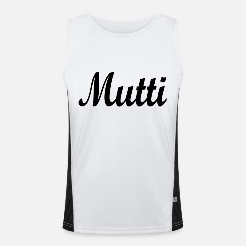 mutti Funktionelles Kontrast-Tank Top für Männer 