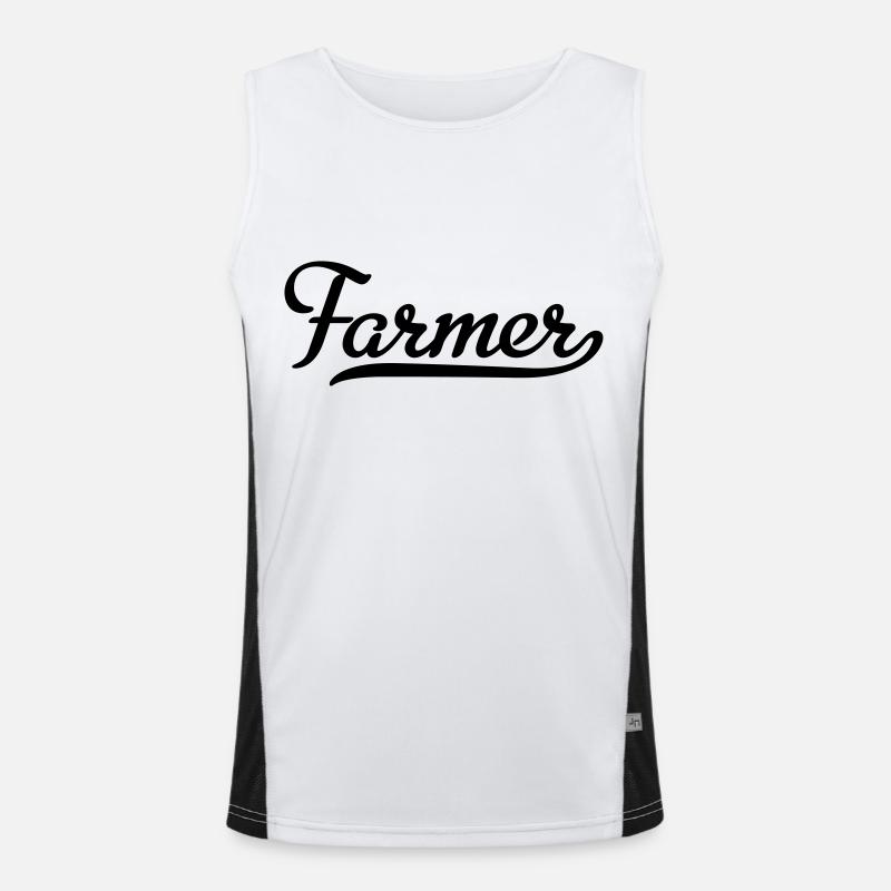 FARMER Funktionelles Kontrast-Tank Top für Männer 