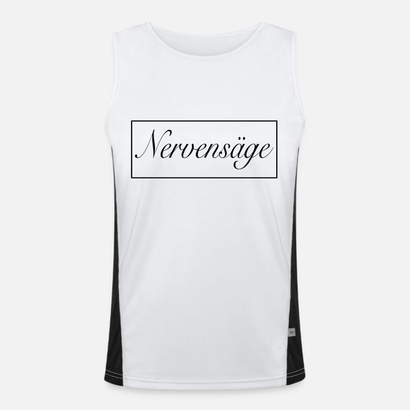 Nervensäge Funktionelles Kontrast-Tank Top für Männer 