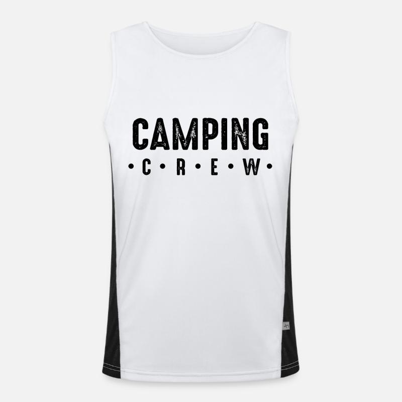 Équipe de camping Débardeur respirant contrasté Homme 