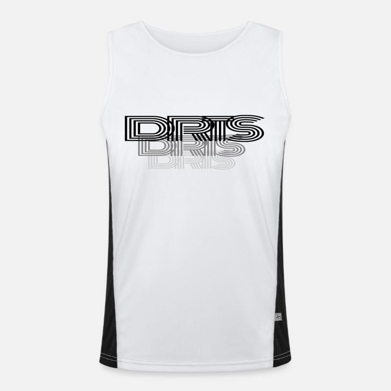 DRTS Funktionelles Kontrast-Tank Top für Männer 