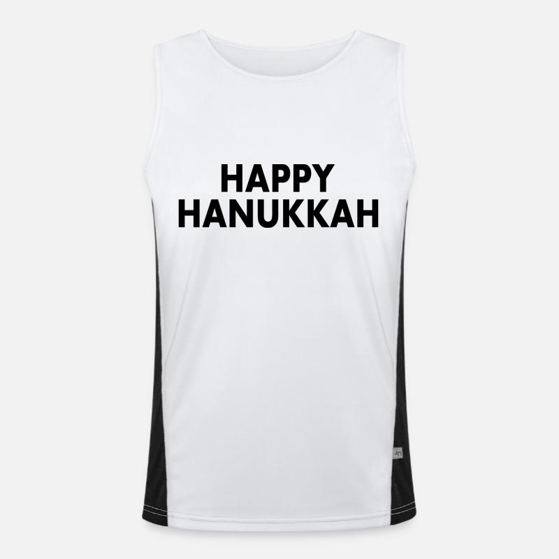 HAPPY HANUKKAH Débardeur respirant contrasté Homme 