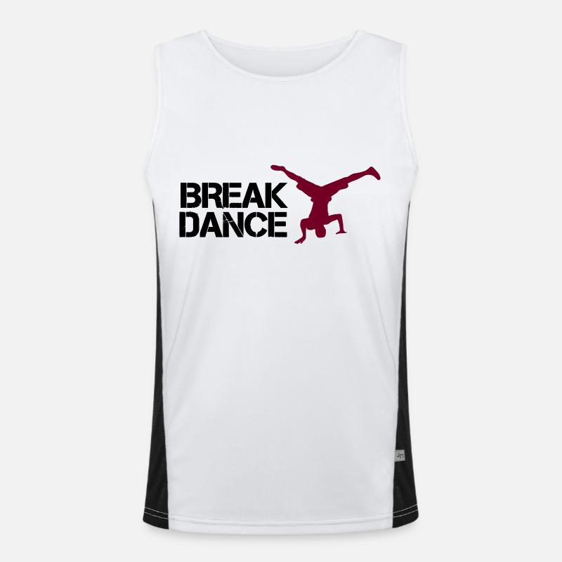break dance Funktionelles Kontrast-Tank Top für Männer 
