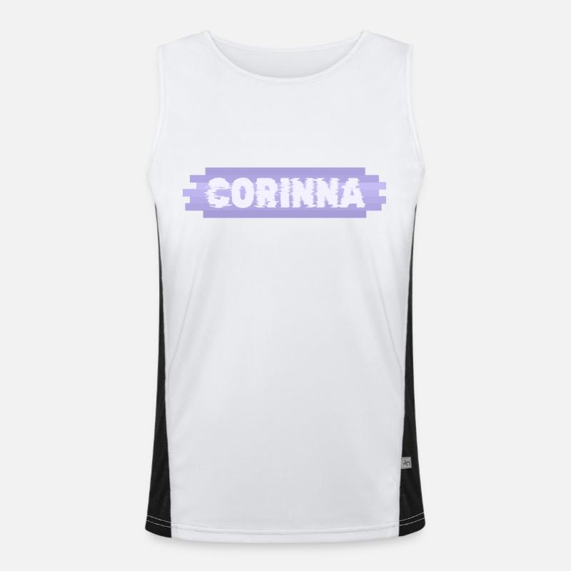 Mutter Corinna Funktionelles Kontrast-Tank Top für Männer 