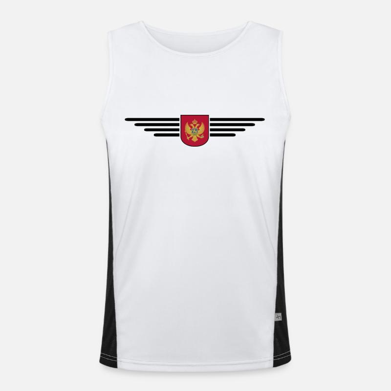 Montenegro Design – Experience the Balkans Men's Functional Contrast Tank Top 