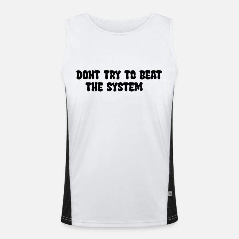 N’essayez pas de battre le système Débardeur respirant contrasté Homme 
