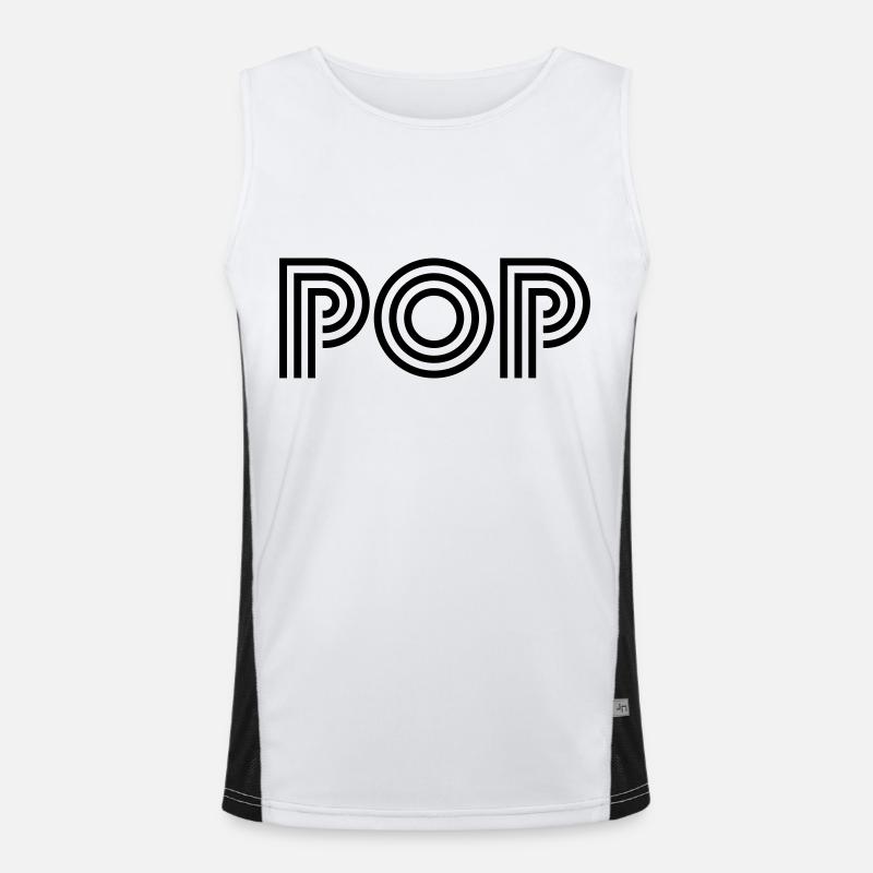 pop Débardeur respirant contrasté Homme 