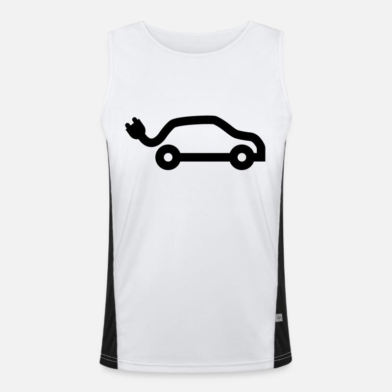 E-Car Funktionelles Kontrast-Tank Top für Männer 