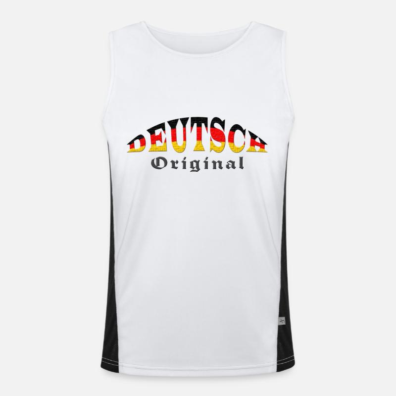 German - Original Men's Functional Contrast Tank Top 