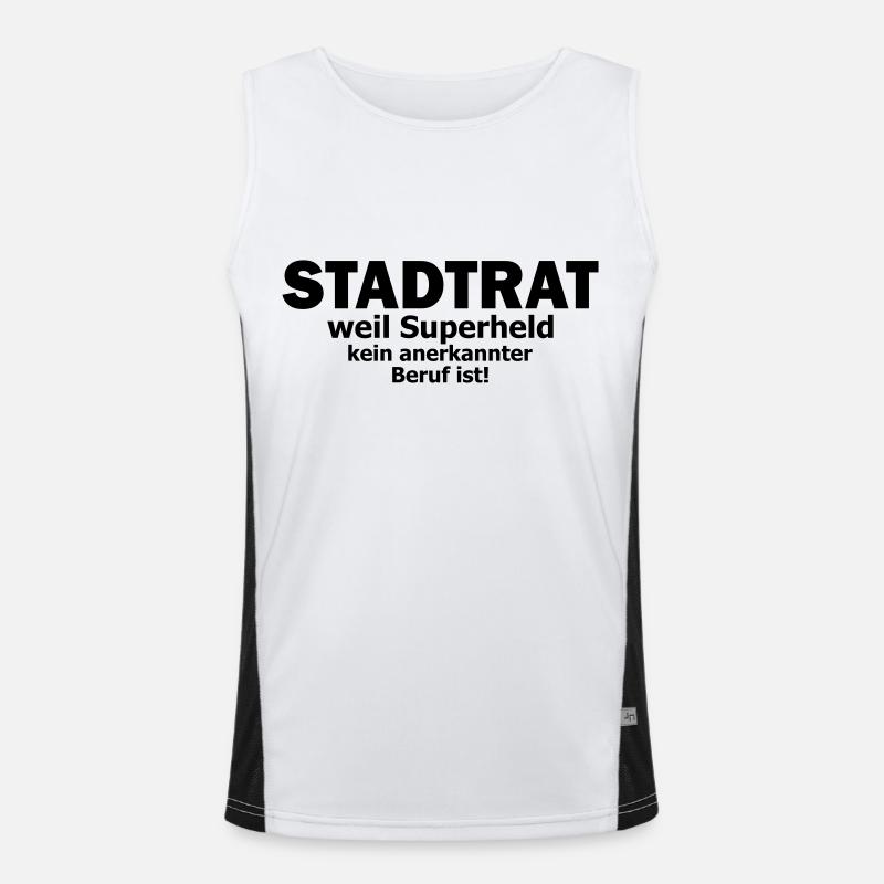 stadtrat Funktionelles Kontrast-Tank Top für Männer 