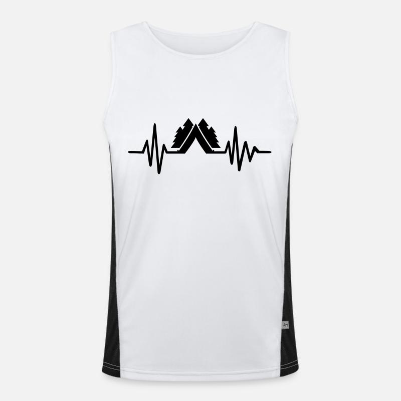 Camping Débardeur respirant contrasté Homme 