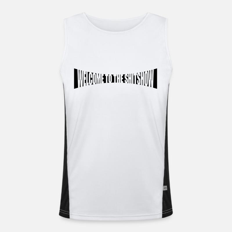 Gebogen Welcome Shitshow Men's Functional Contrast Tank Top 