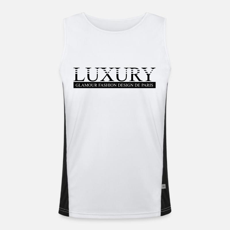 LUXE GLAMOUR Débardeur respirant contrasté Homme 