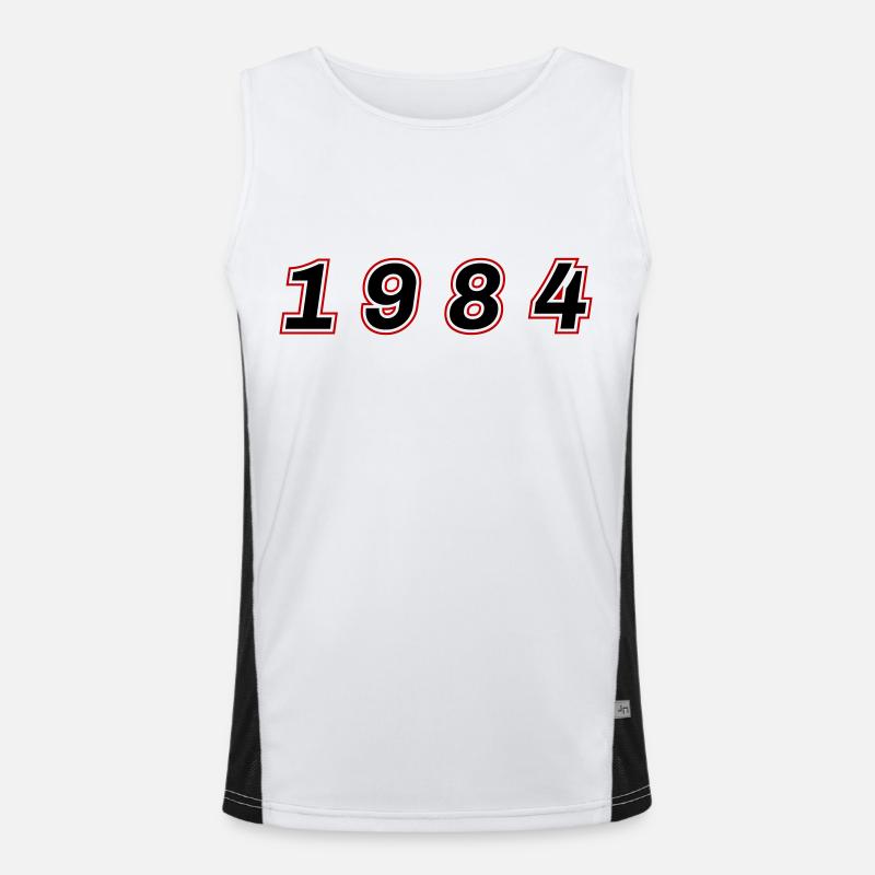 Numéro de l’année 1984 Débardeur respirant contrasté Homme 