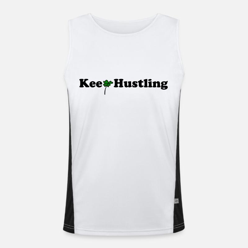 Keep Hustling Men's Functional Contrast Tank Top 