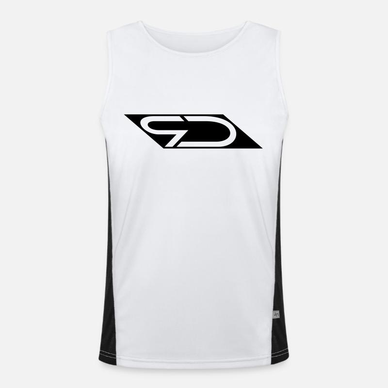 RD Logo Funktionelles Kontrast-Tank Top für Männer 