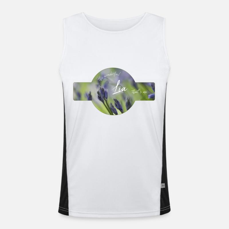 Lia Geburtstag Lia Funktionelles Kontrast-Tank Top für Männer 