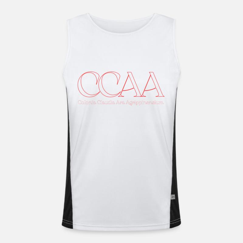 ccaa3 Funktionelles Kontrast-Tank Top für Männer 