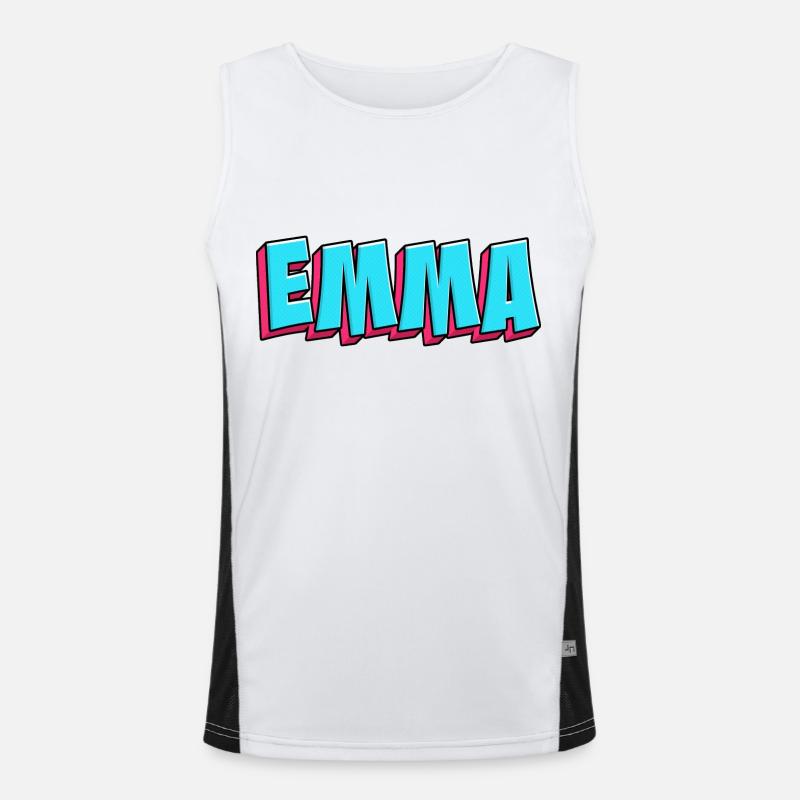 Name Image: Emma Men's Functional Contrast Tank Top 