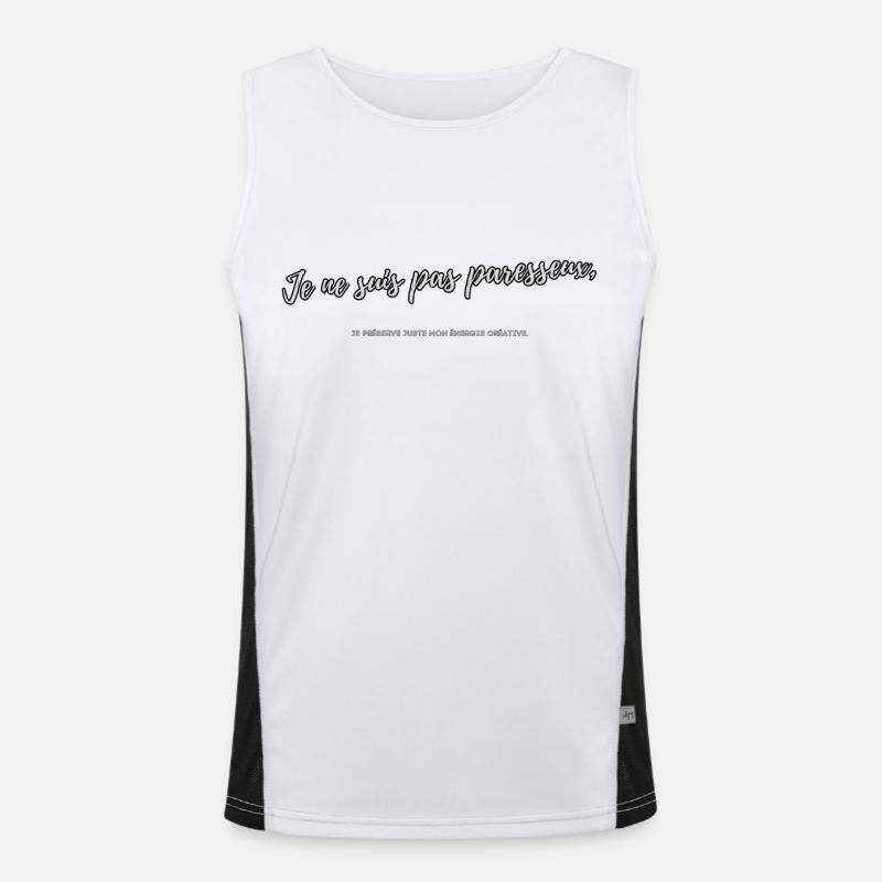 Faul Funktionelles Kontrast-Tank Top für Männer 