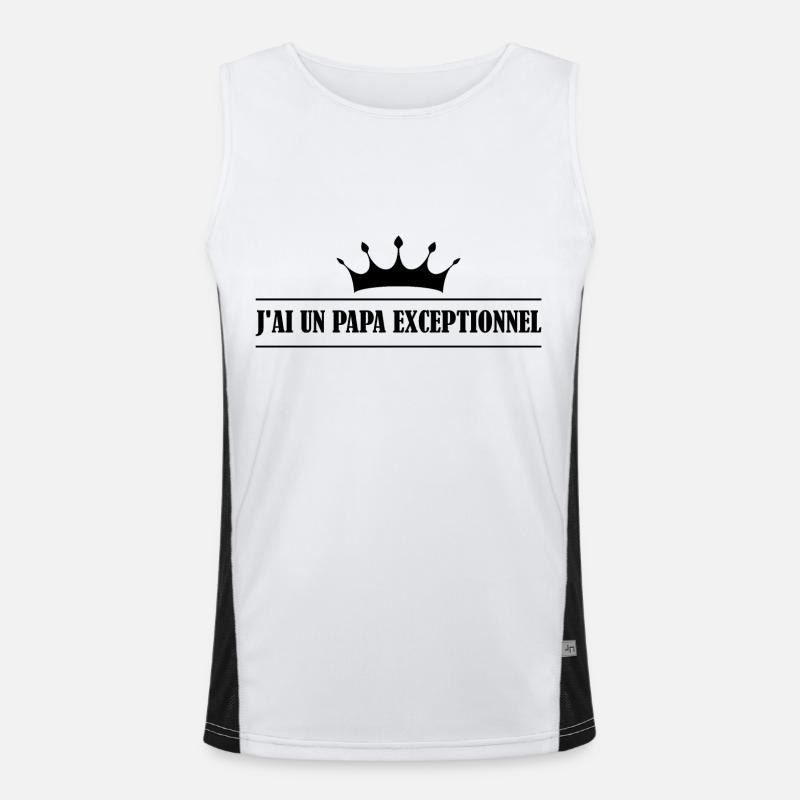 Papa exceptionnel Débardeur respirant contrasté Homme 
