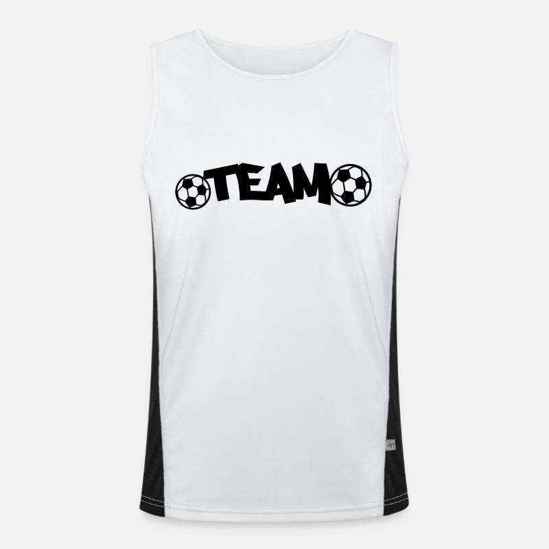 team Débardeur respirant contrasté Homme 