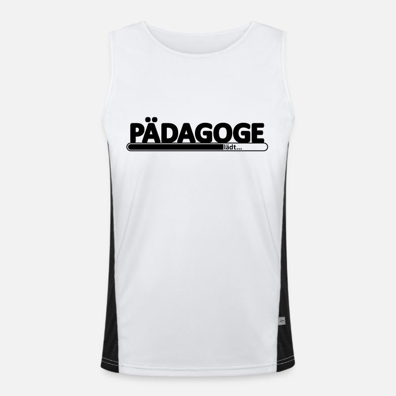 Pädagoge // Pädagogin //Erziehungswissenschaftler Funktionelles Kontrast-Tank Top für Männer 