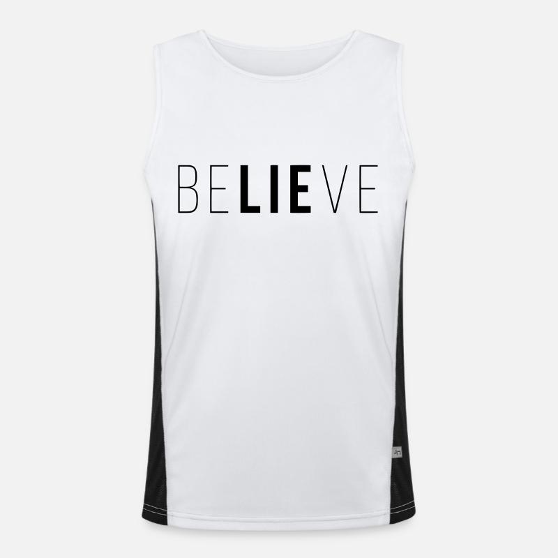 glauben Funktionelles Kontrast-Tank Top für Männer 