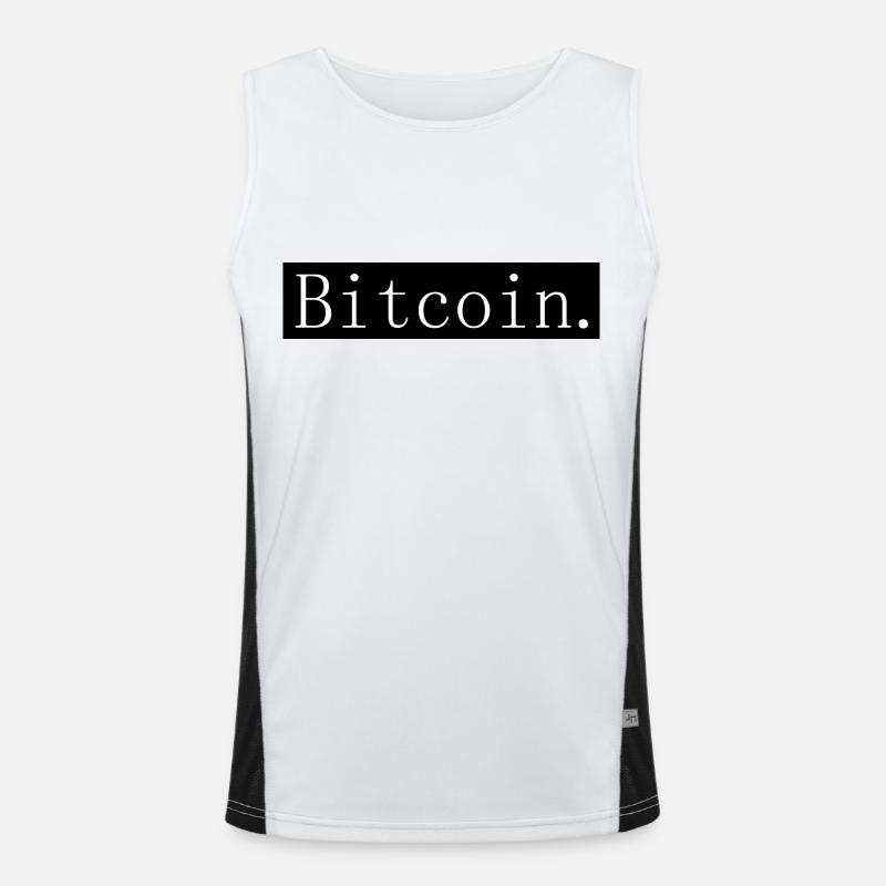 [HD] Bitcoin (Bitcoin) Funktionelles Kontrast-Tank Top für Männer 