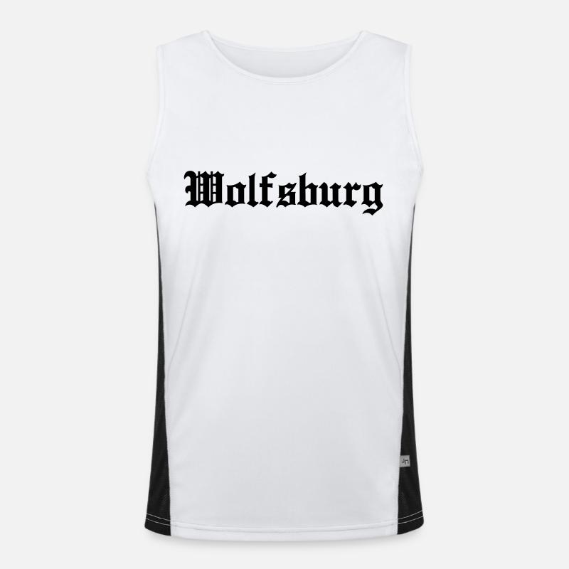 Wolfsburg Funktionelles Kontrast-Tank Top für Männer 