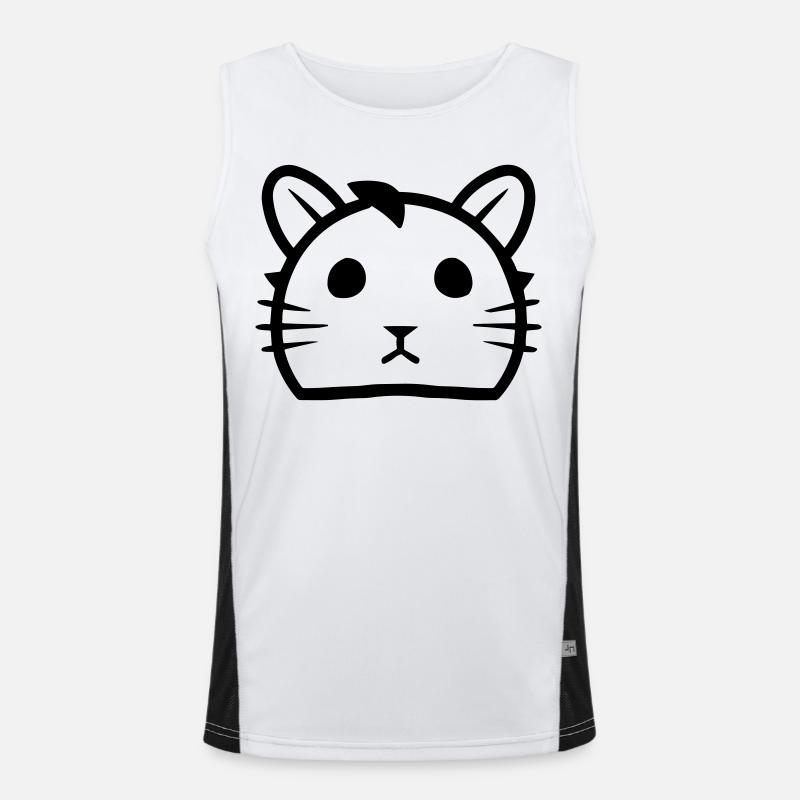 hamster Men's Functional Contrast Tank Top 