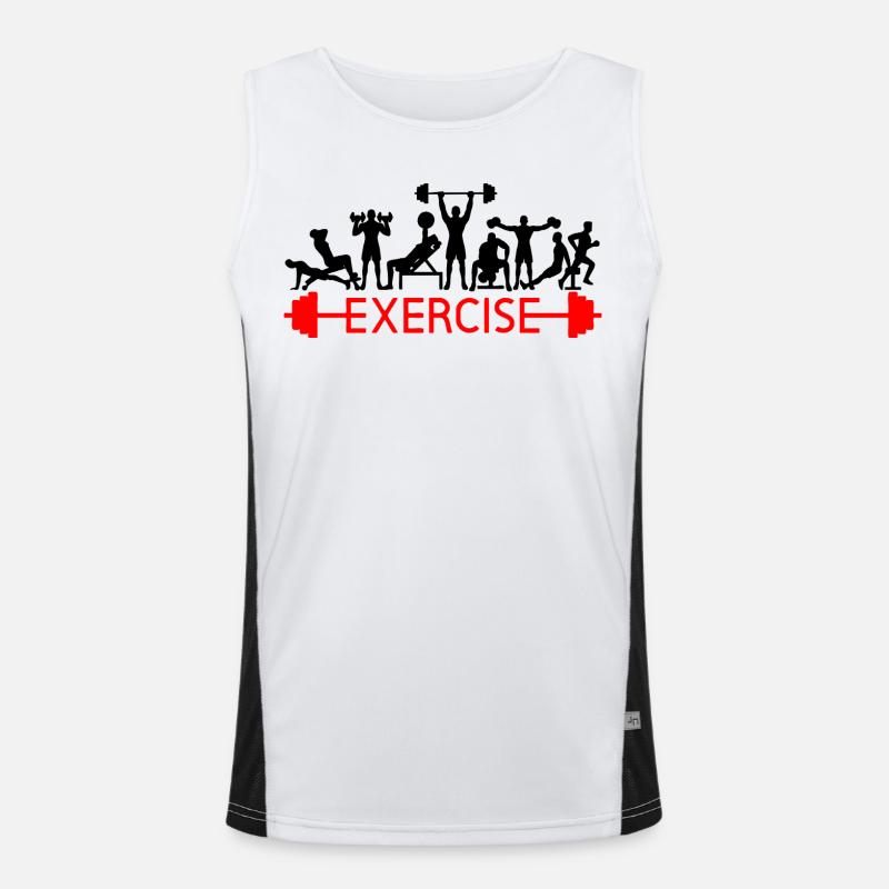 Exercise Funktionelles Kontrast-Tank Top für Männer 