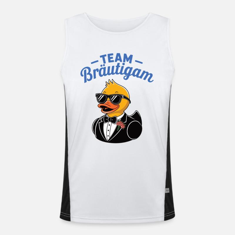 team Braeutigam Funktionelles Kontrast-Tank Top für Männer 