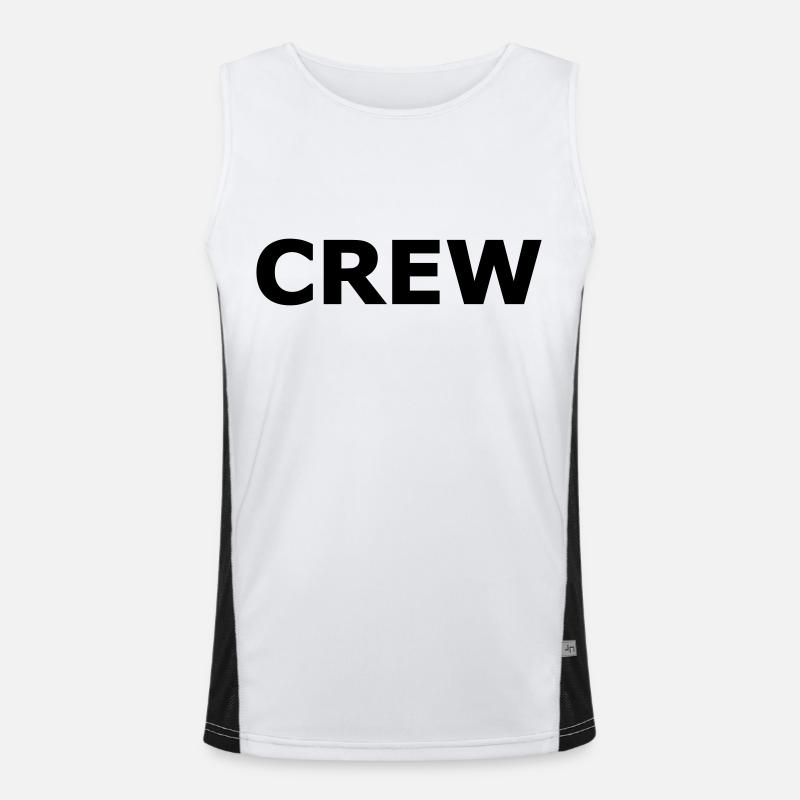 Crew Débardeur respirant contrasté Homme 
