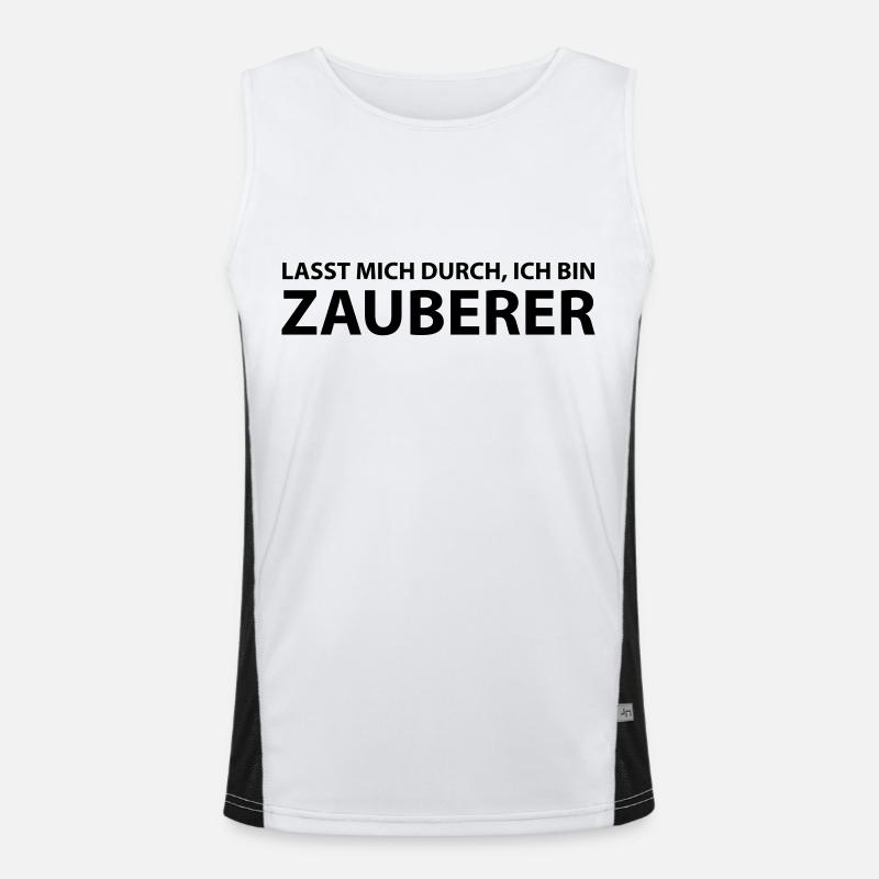 zauberer Funktionelles Kontrast-Tank Top für Männer 