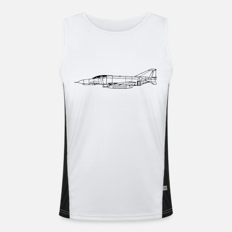 phantom_vec_1 de Funktionelles Kontrast-Tank Top für Männer 