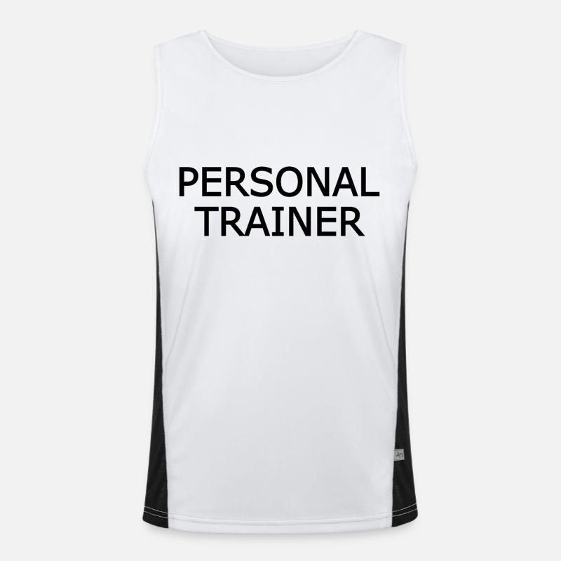 Personal trainer Débardeur respirant contrasté Homme 