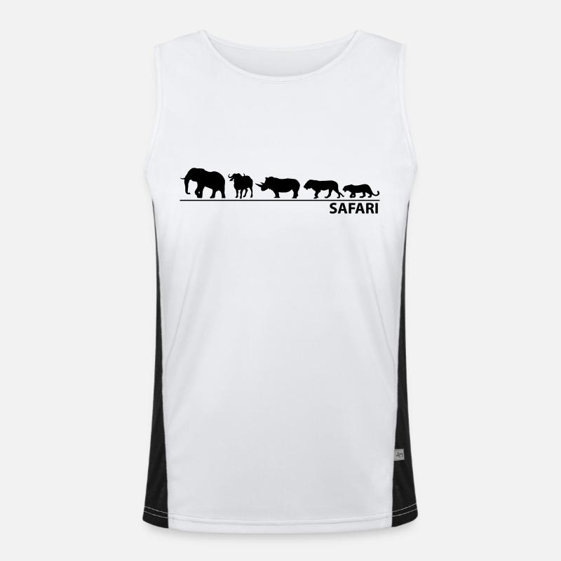 The big five Funktionelles Kontrast-Tank Top für Männer 