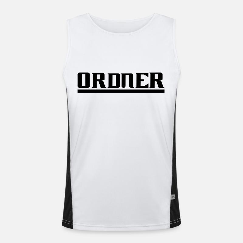 File Men's Functional Contrast Tank Top 