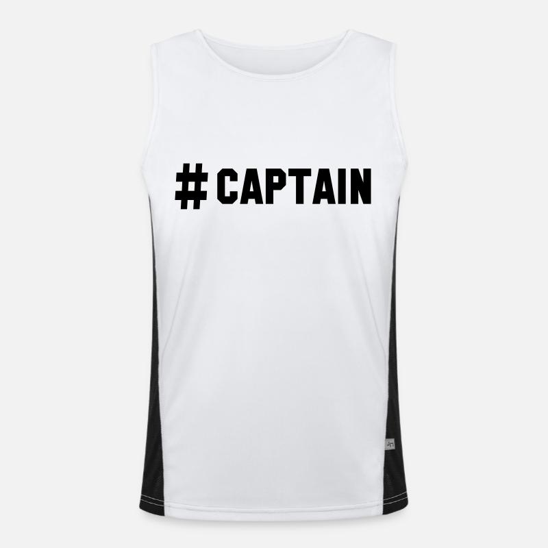 # captain Funktionelles Kontrast-Tank Top für Männer 