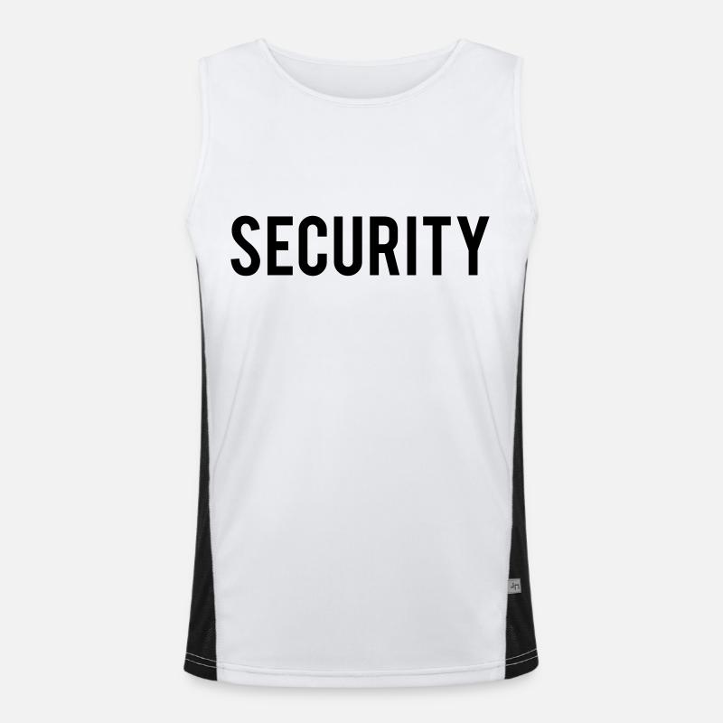 security Funktionelles Kontrast-Tank Top für Männer 