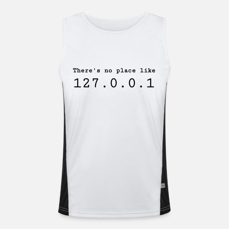 Developer Entwickler Développeur Computer Geek - Men's Functional Contrast Tank Top  - white/black