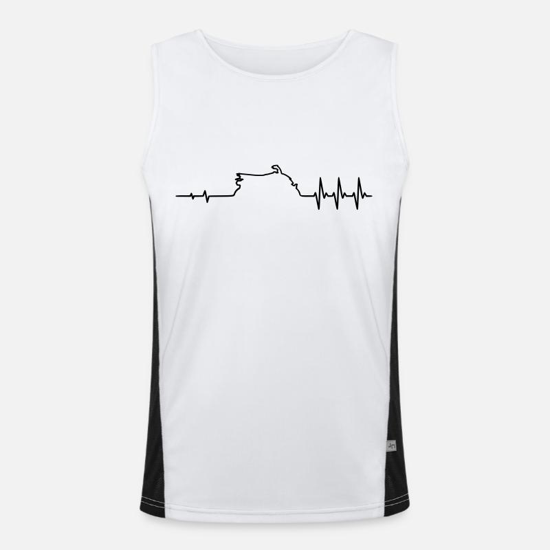 Puls Quad Funktionelles Kontrast-Tank Top für Männer 