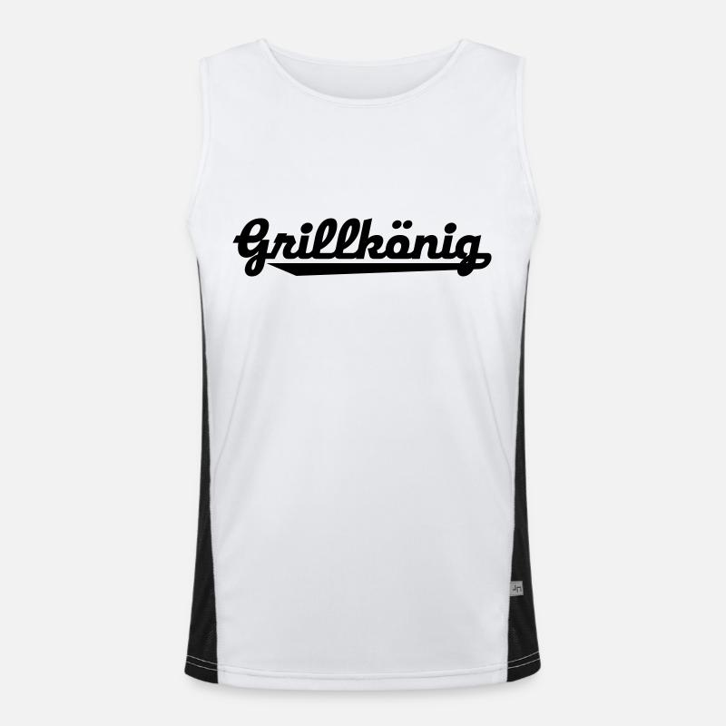 grillen Funktionelles Kontrast-Tank Top für Männer 